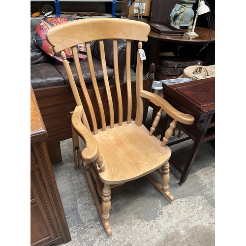 506 - pine rocking chair