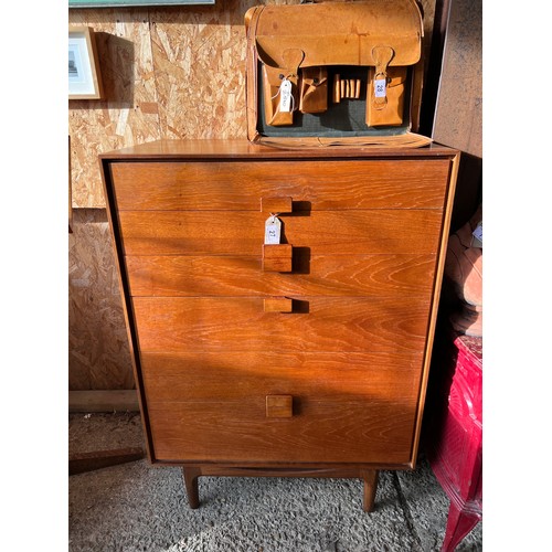 27 - mid century chest draws GPLAN LARSEN , 6 DRAWS