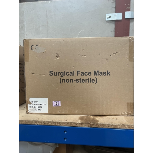 191 - Box 2000 face masks