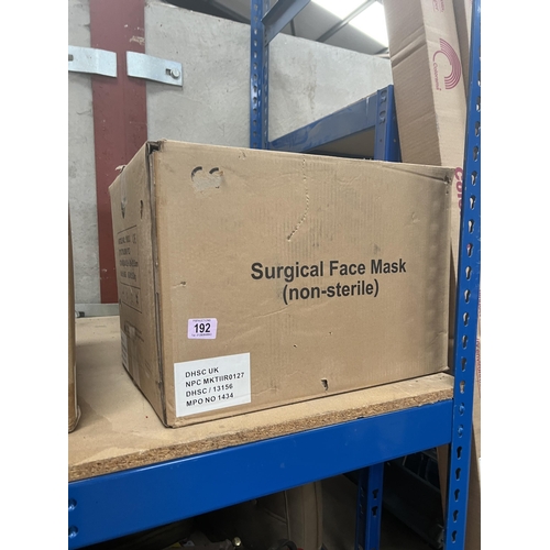 192 - Box 2000 face masks