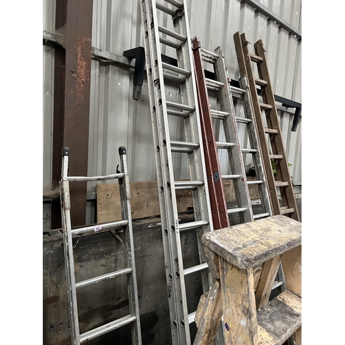 402 - aluminium ladder 2 x 10ft sections