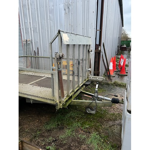 1 - Galvanised plant trailer , double end loader...