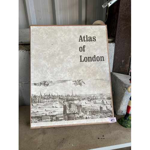 411 - 0Atlas of LONDON PERGAMON press