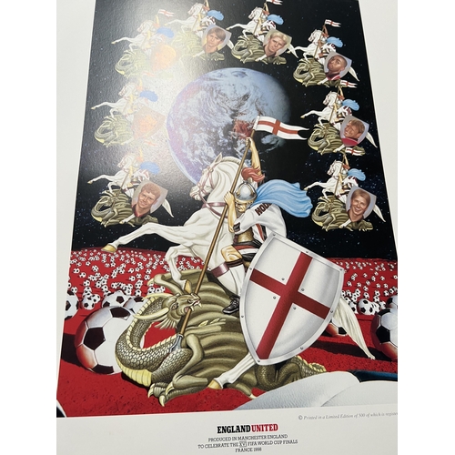 536 - ENGLAND 1998 posters 