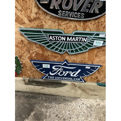 112 - h425 Ford Sign Metal