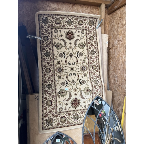 30 - ornate rug made in Egypt 80cm x 140cm...