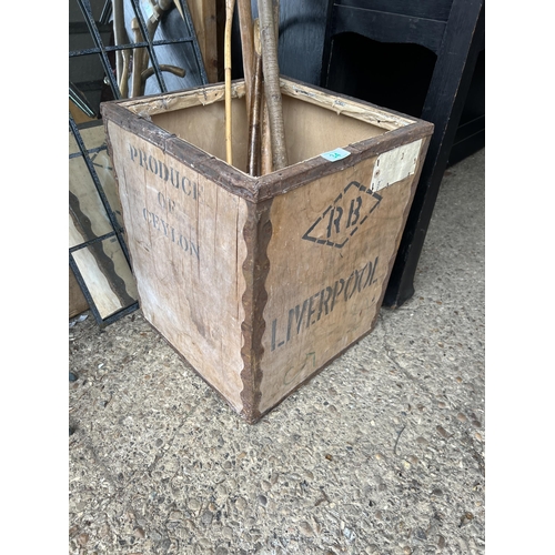 34 - vintage tea chest...