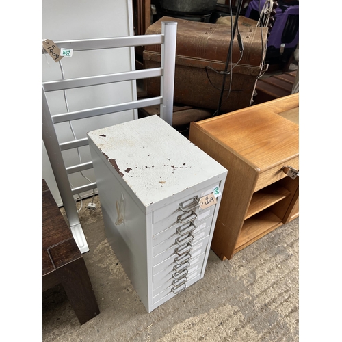 568 - Metal multi 10 draw unit Bisley style