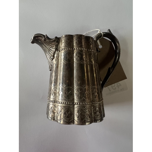 497 - hallmarked silver cream jug approx 170 grams