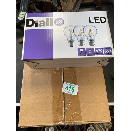 418 - LED light bulbs