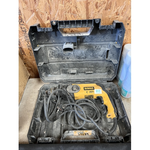 114 - Dewalt 240v model D25123 drill in case