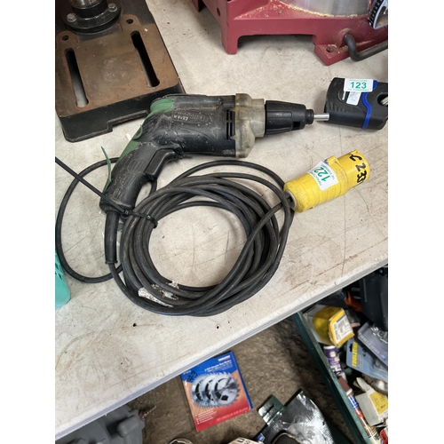 122 - 110v hitachi drill