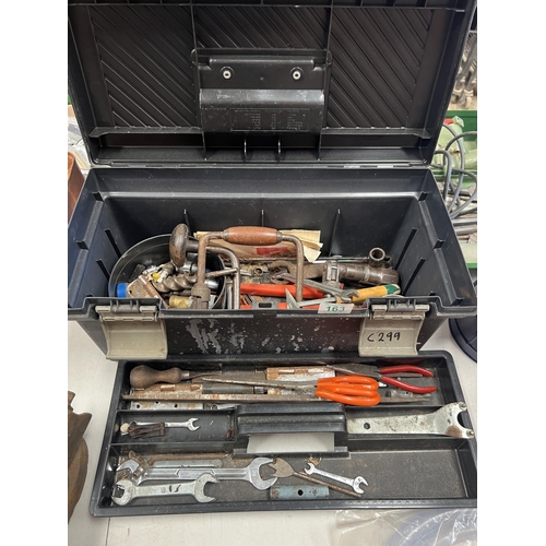 163 - tool box plus contents