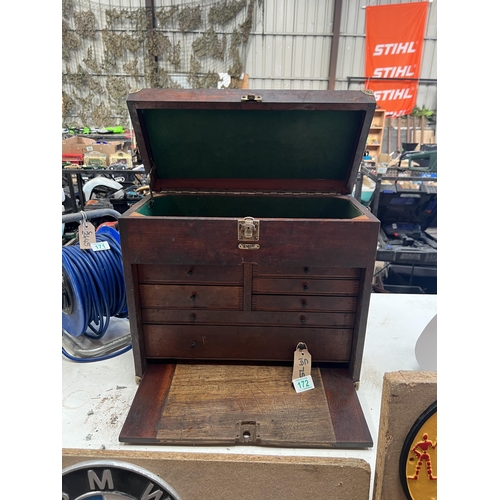 172 - vintage engineers tool box