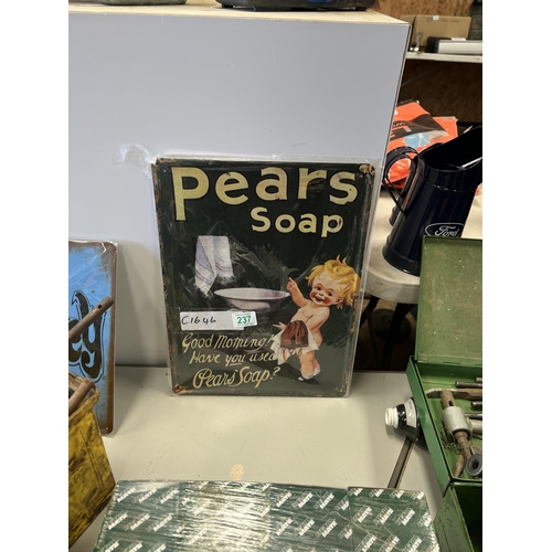 237 - Pears soap sign