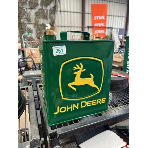 261 - John Deere fuel can h534