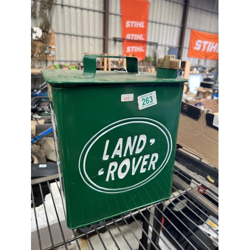 263 - LAND ROVER fuel can toolbox