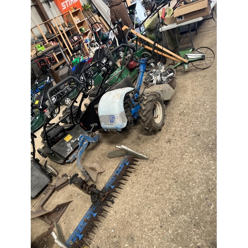 357 - BCS farm multi tool machine rotervator / seed turner / plough / tall grass cutter