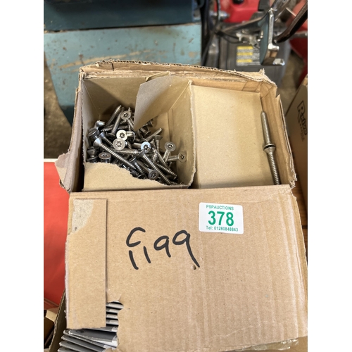 378 - Large quantity of specialised screws