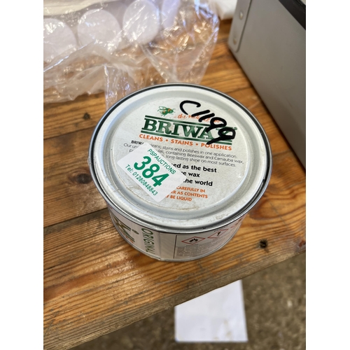 384 - Briwax tin new