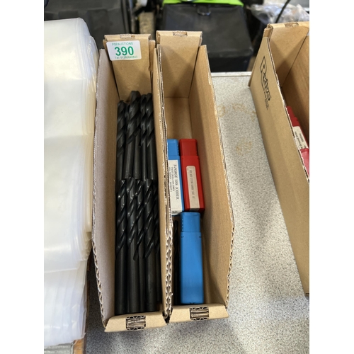 390 - X2 boxes of drill bits