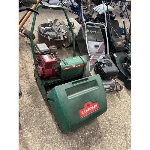 437 - RANSOMES cylinder petrol mower