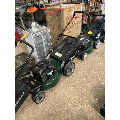 452 - as NEW WEBB petrol mower EXi725 , 530mm deck petrol mower