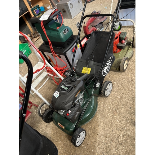 456 - as new WEBB petrol mower DVO140  , 460mm deck