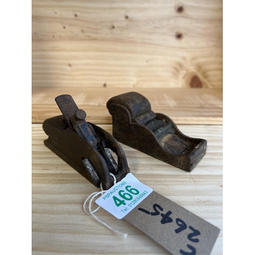 466 - 2 x small vintage block planes