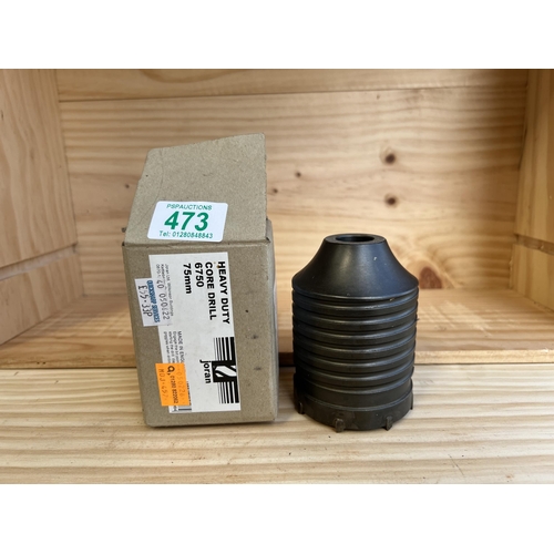 473 - 75mm core drill body 