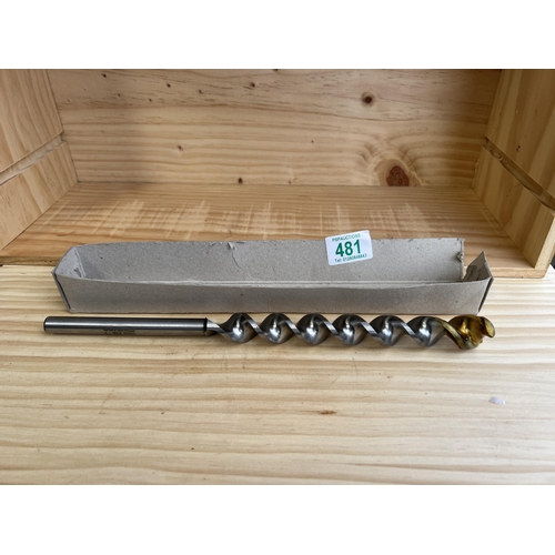 481 - new 1” CLICO drill bit