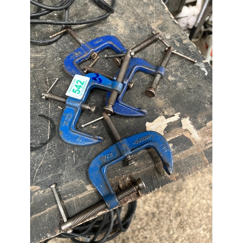 542 - Record 2. 1/2 g clamps welding