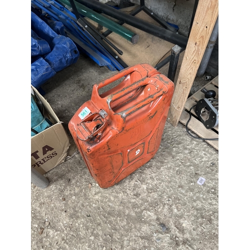 561 - Petrol can orange