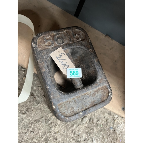 589 - Large floor weight