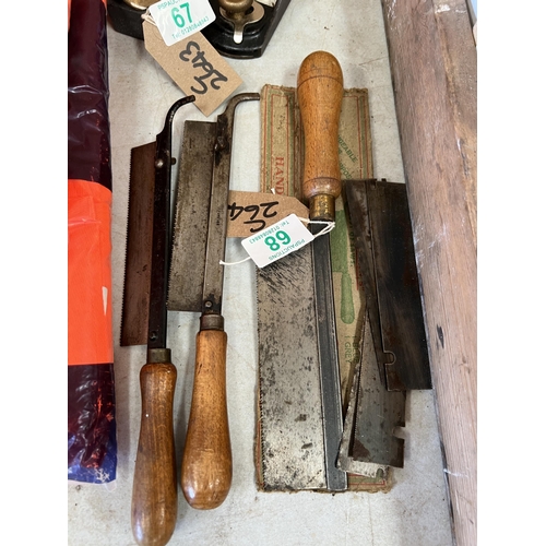 68 - vintage hand saws