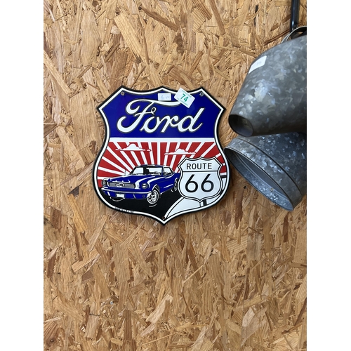 74 - enamel FORD sign h6