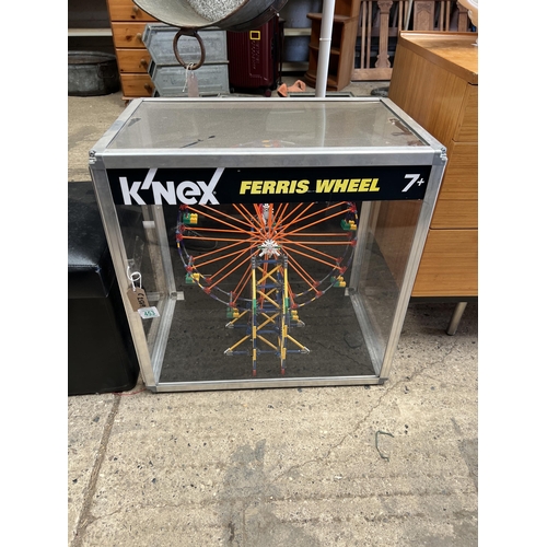 453 - K’nex Ferris wheel in display case