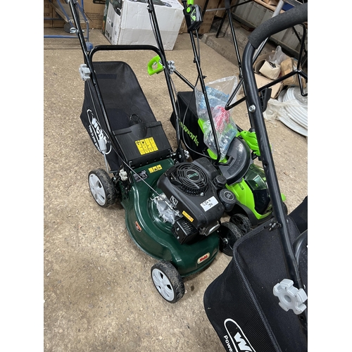 1761 - as new Webb petrol mower DV130