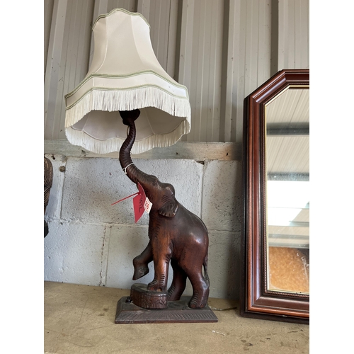 216 - Elephant lamp no tusks