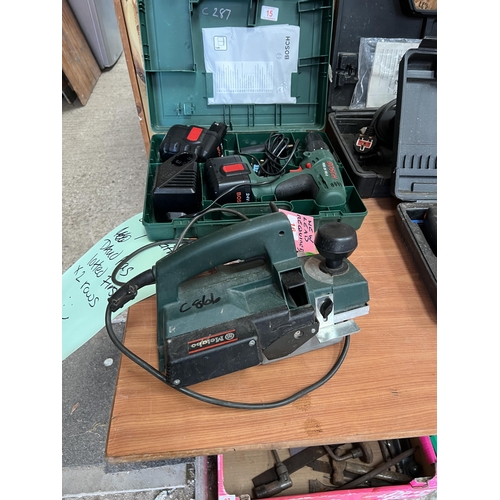 16 - Metabo electric plane