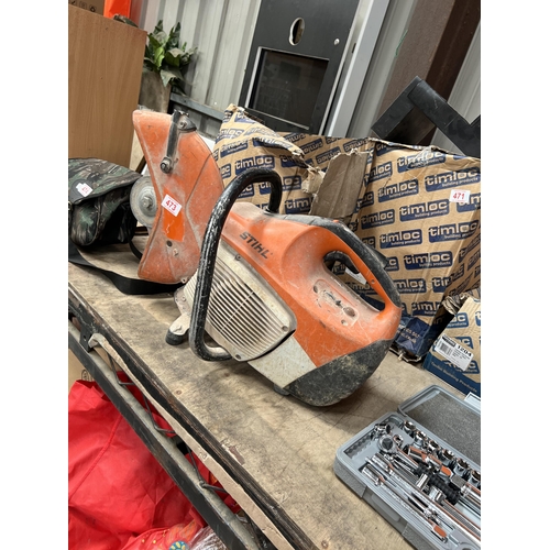 473 - s a s. Stihl disc cutter