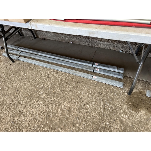 51 - Qty steel lengths approx 67” long