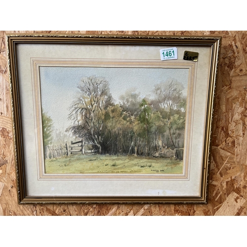 1461 - Framed water colour signed R Compton Smith 1988 19” x 16”