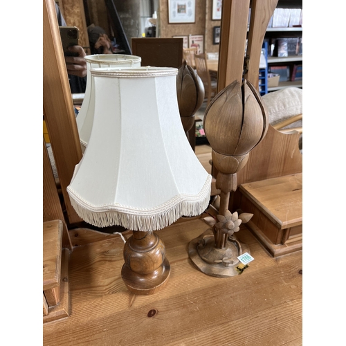 1766 - 2 x table lamps