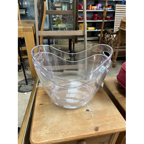 1832 - 2 x Perspex ice buckets