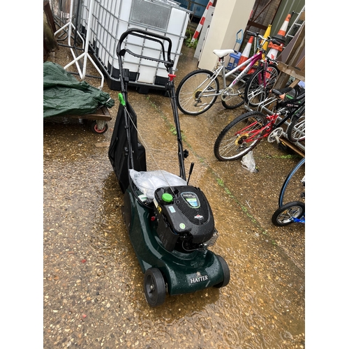 1913 - Hayter petrol mower has broken height adjuster