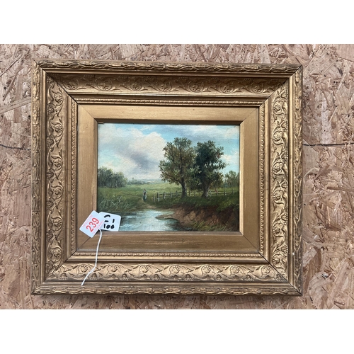 239 - framed oil painting