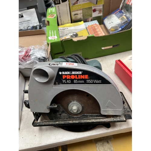 190 - 240v circular saw