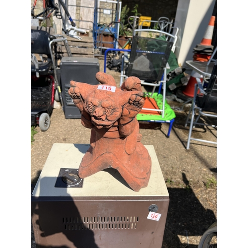 119 - concrete ridge tile gargoyle