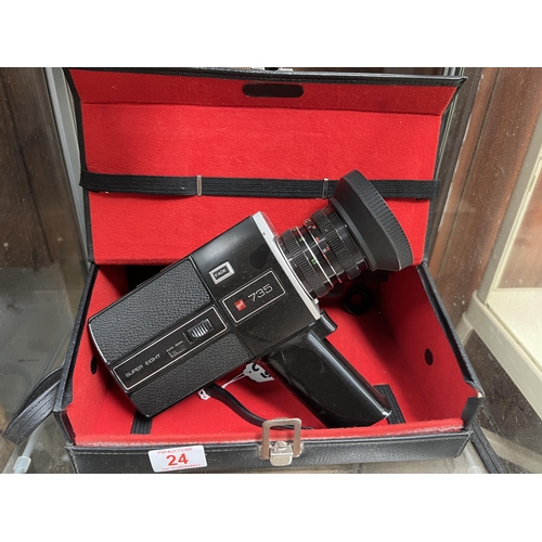 24 - vintage cine camera super 8 , 735